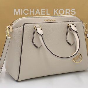 Michael Kors Daria Large Triple Compartment Satchel Crossbody